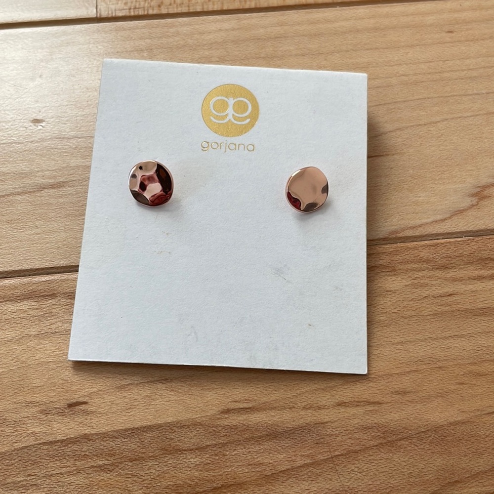 Gorjana chloe studs- rose gold Earrings